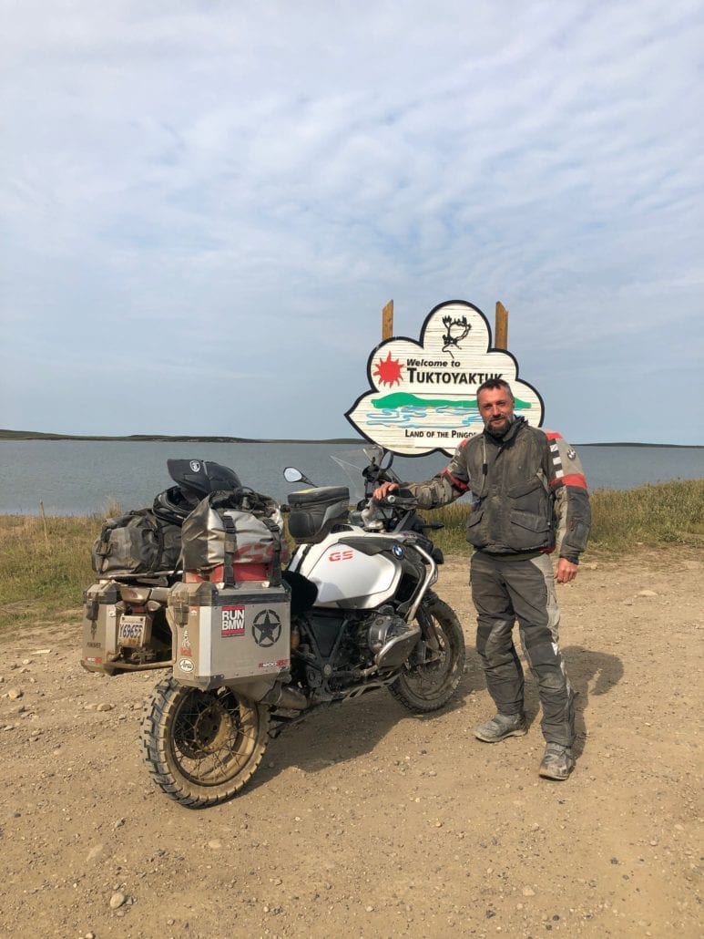 Ralf Notheis in Tuktoyaktuk, YT